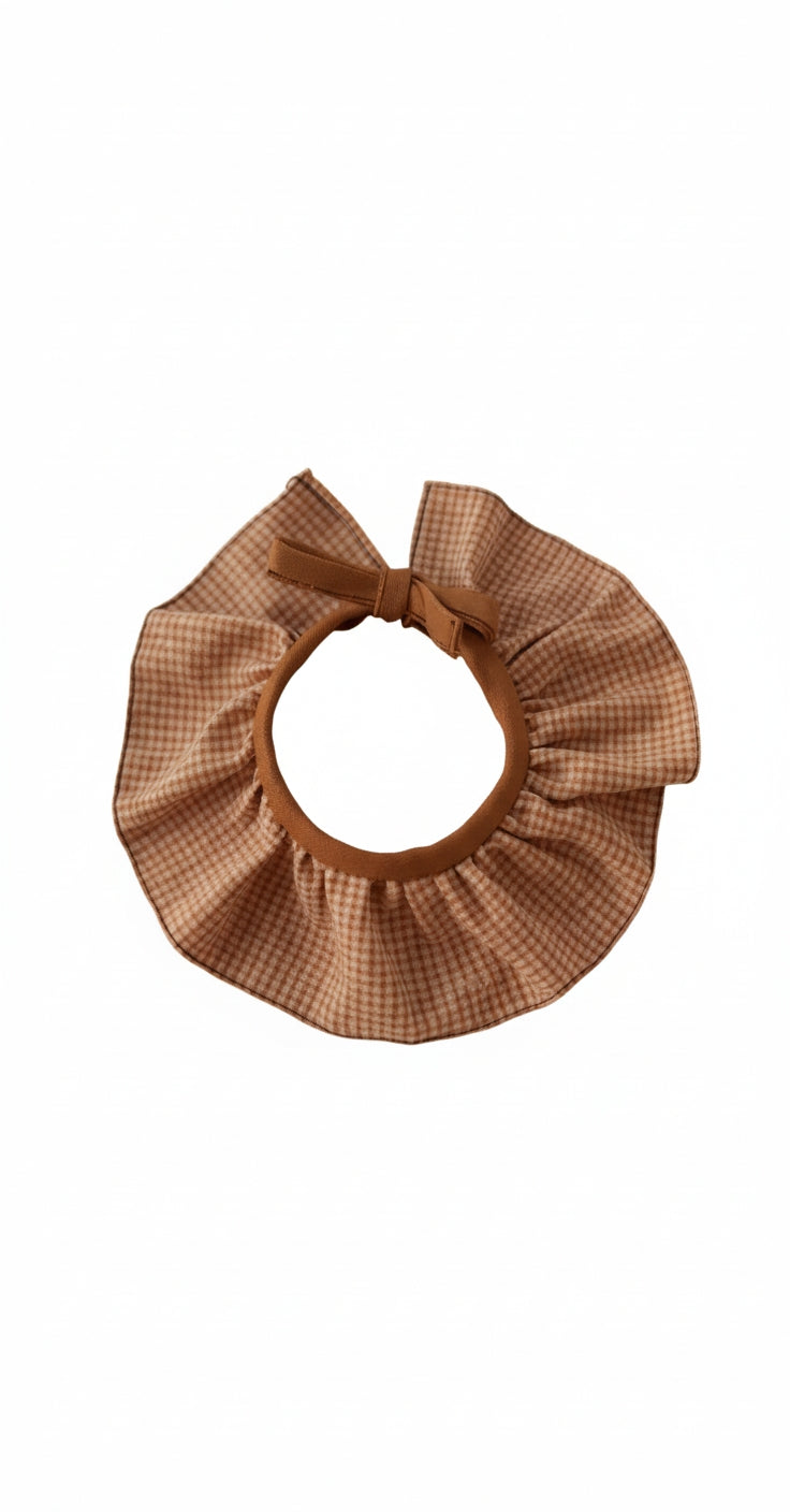 Cuello Vichy Arcilla Pequeño