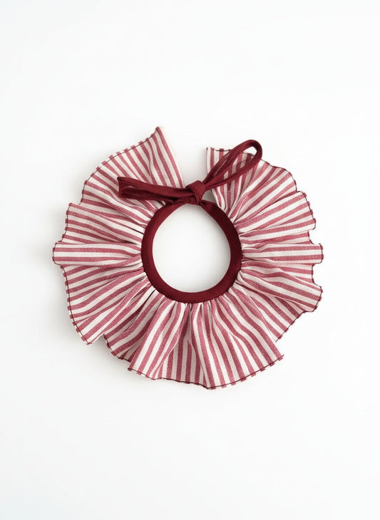 Cuello Rayas Burdeos