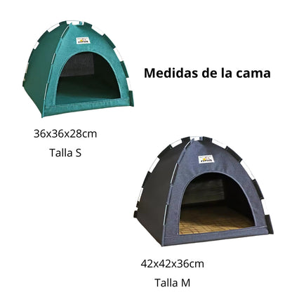 Cama en forma de campaña Family