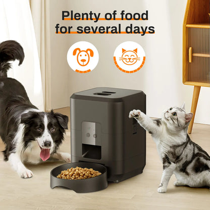 Comedero Automático Inteligente con Temporizador y Control de Porciones para Mascotas