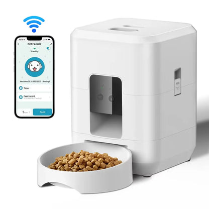 Comedero Automático Inteligente con Temporizador y Control de Porciones para Mascotas