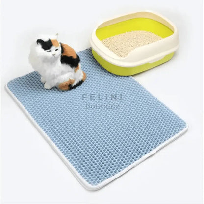 Alfombrilla doble de EVA para arena de gato - Boutique Felini