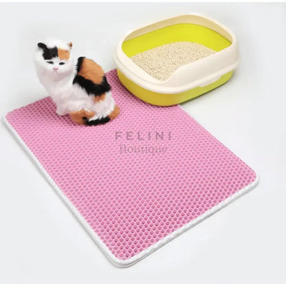 Alfombrilla doble de EVA para arena de gato - Boutique Felini