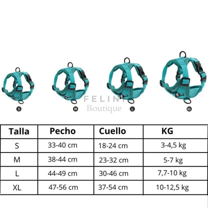 Arnés transpirante y reflectante Wolker - Boutique Felini