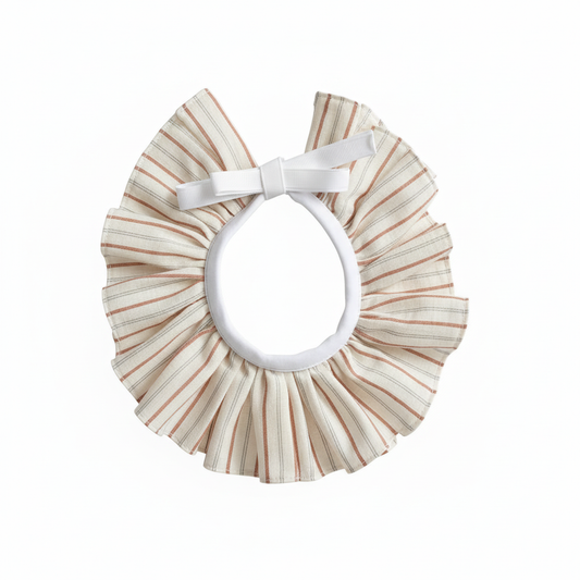 Cuello Blanco Rayas Suaves