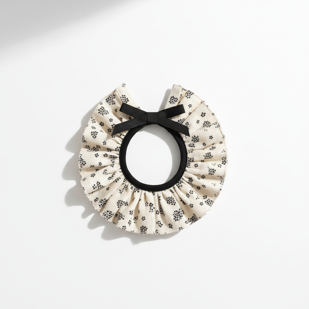 Cuello Blanco Roto Floral