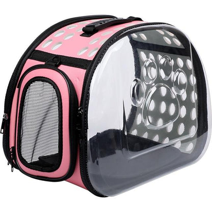 Bolso transportín transparente