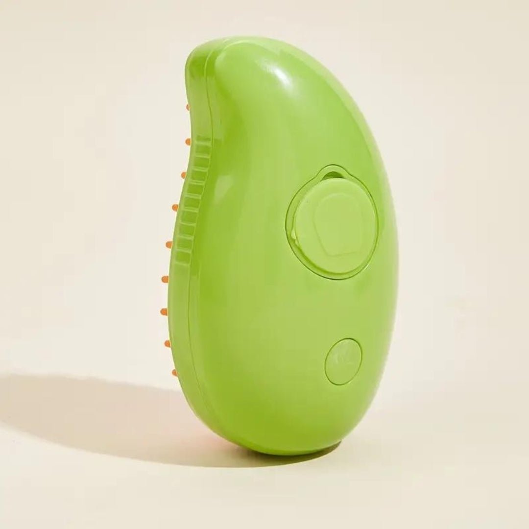 Cepillo de vapor para gatos eléctrico pulverizador Relax 3 usos en 1 peine con agua