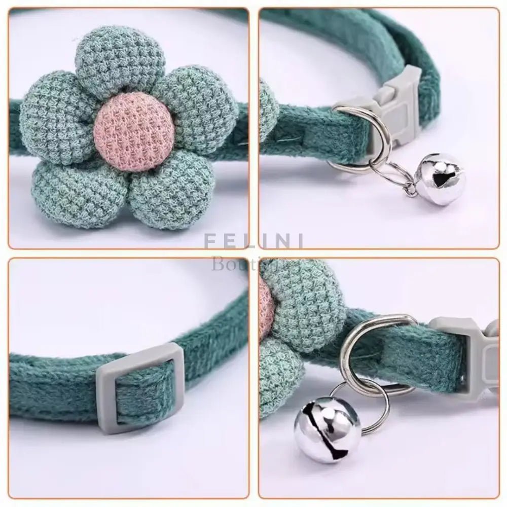 Collar Sweet flower para gatos - Boutique Felini