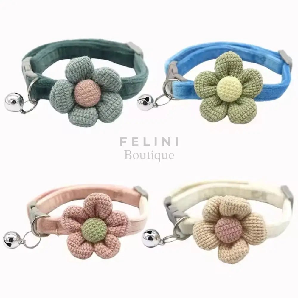 Collar Sweet flower para gatos - Boutique Felini