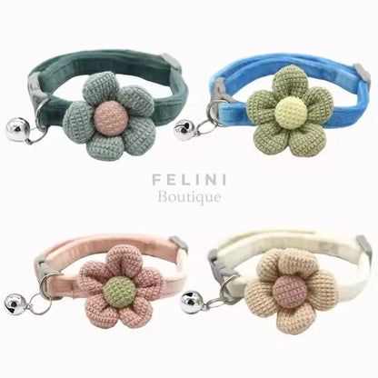 Collar Sweet flower para gatos - Boutique Felini