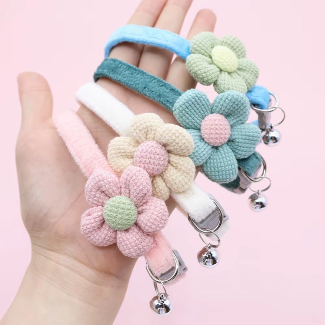 Collar Sweet flower para gatos