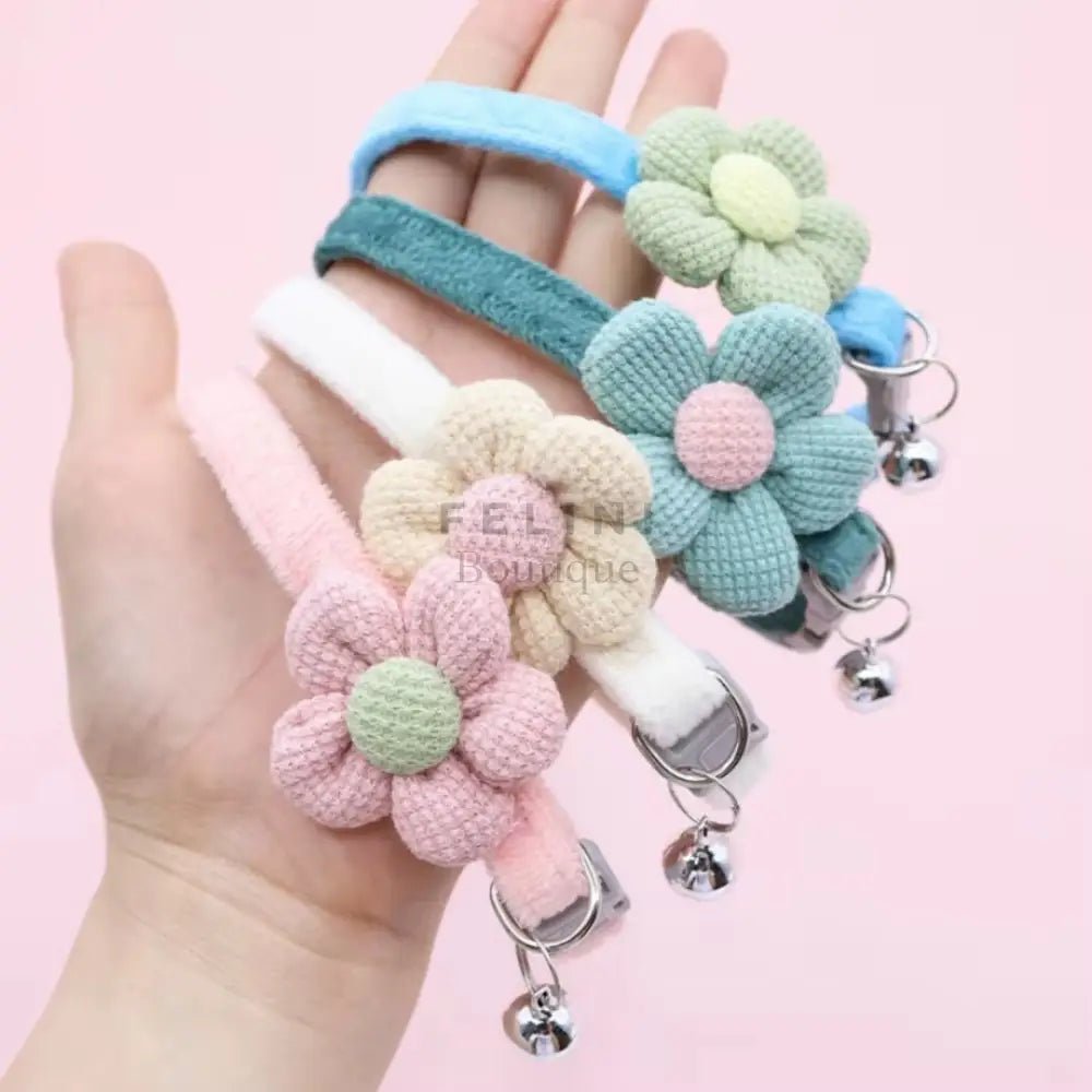Collar Sweet flower para gatos - Boutique Felini