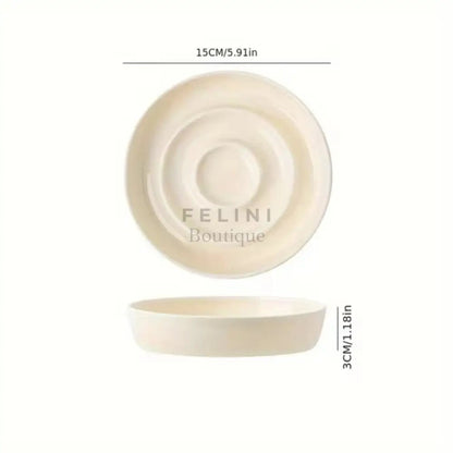 Comedero antivoracidad cerámica Circus - Boutique Felini