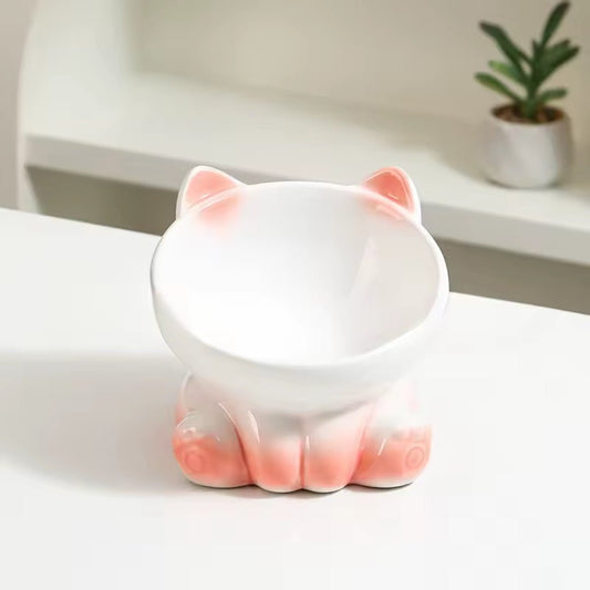 Comedero bebedero cerámica Cat Bowl para gatos