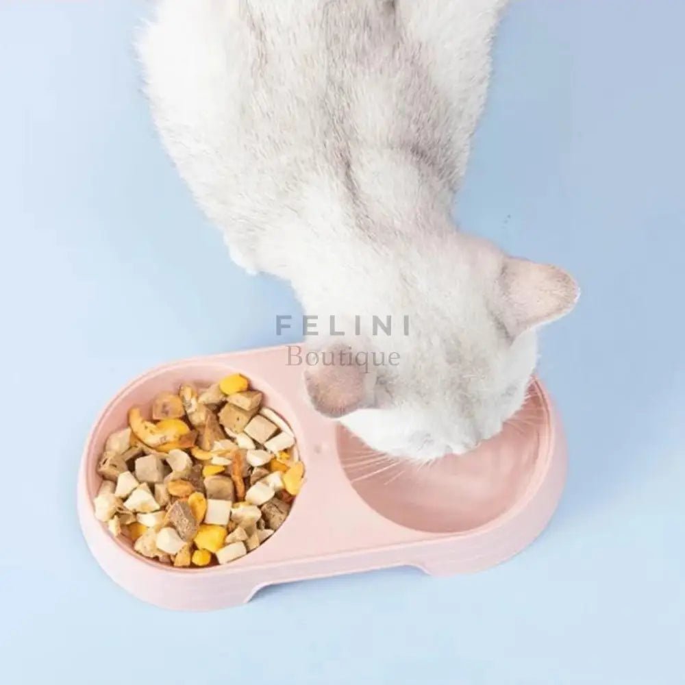 Comedero doble para gatos Colours - Boutique Felini