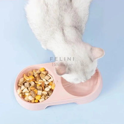 Comedero doble para gatos Colours - Boutique Felini