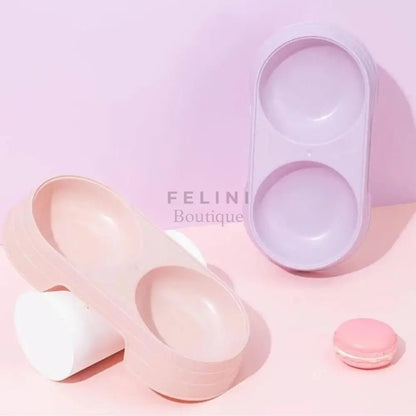 Comedero doble para gatos Colours - Boutique Felini