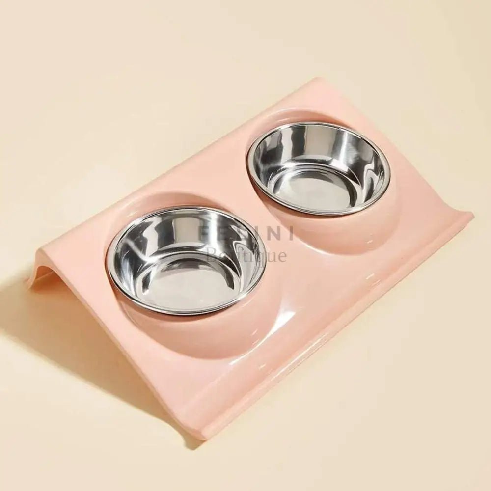 Cuenco doble de comida Cute para gatos - Boutique Felini