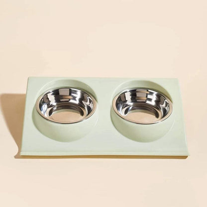 Cuenco doble de comida Cute para gatos