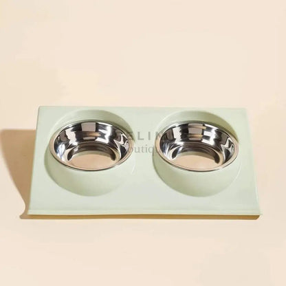 Cuenco doble de comida Cute para gatos - Boutique Felini