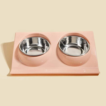 Cuenco doble de comida Cute para gatos