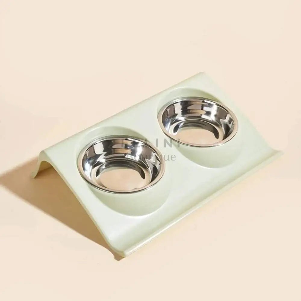 Cuenco doble de comida Cute para gatos - Boutique Felini