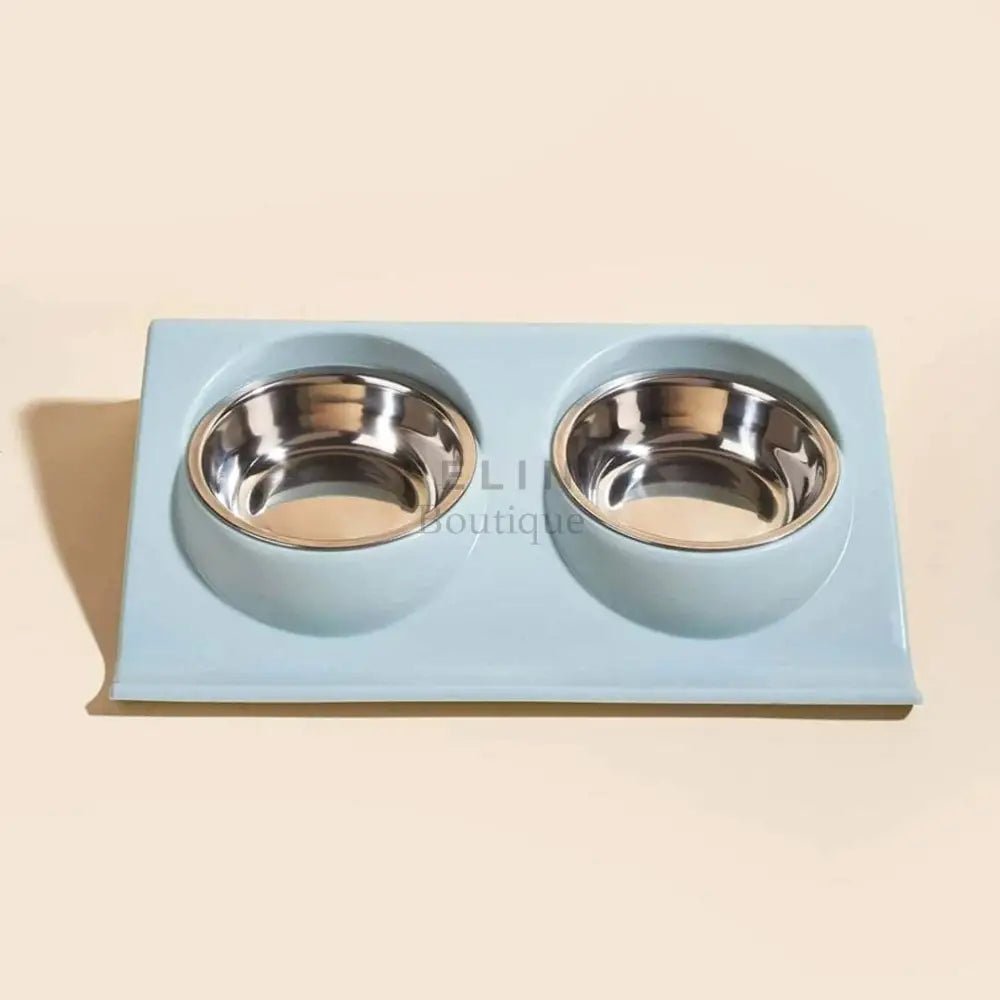 Cuenco doble de comida Cute para gatos - Boutique Felini