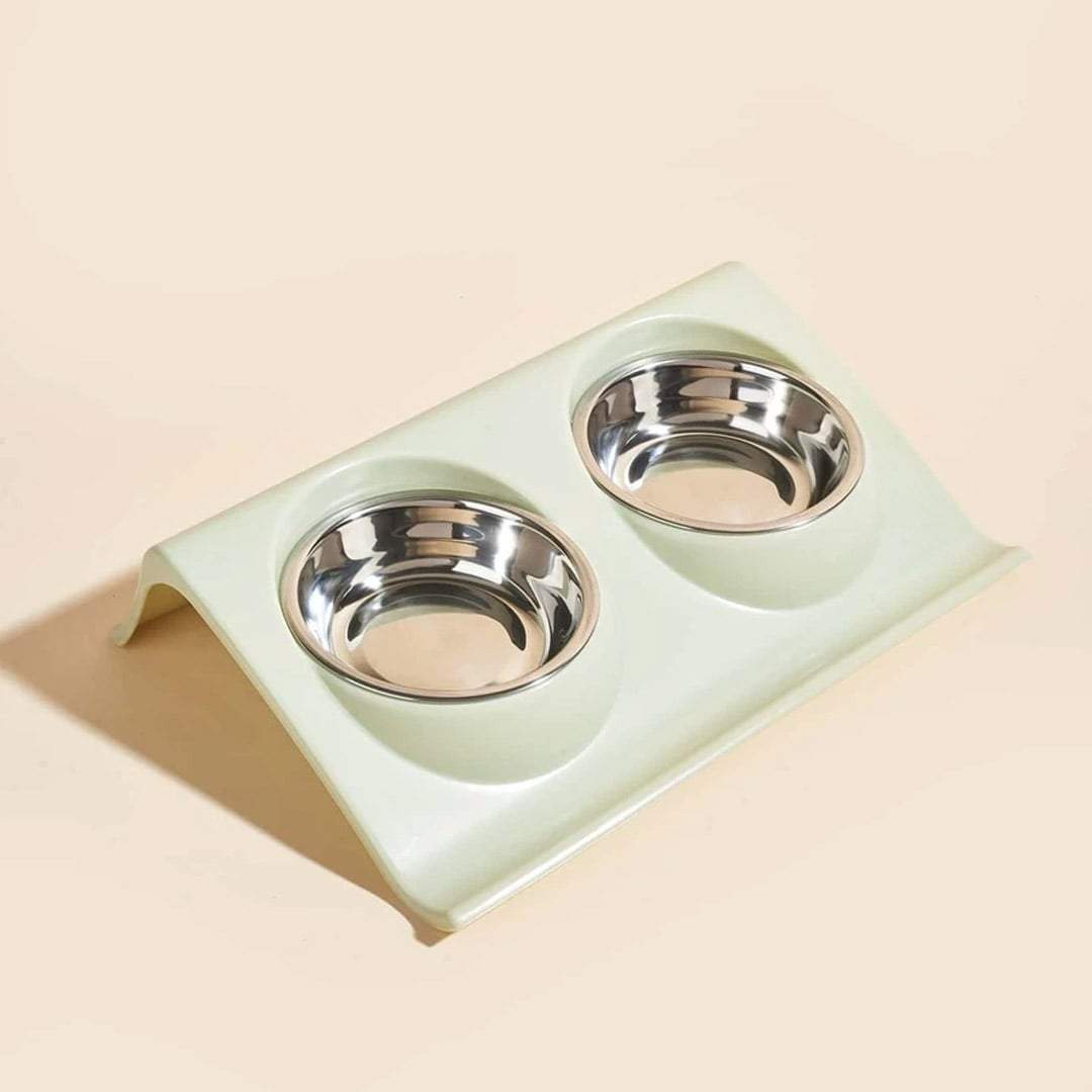 Cuenco doble de comida Cute para gatos