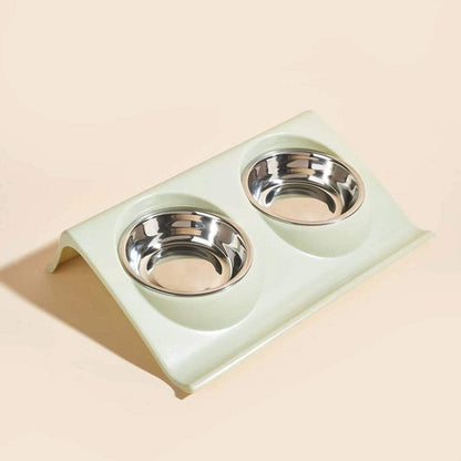 Cuenco doble de comida Cute para gatos
