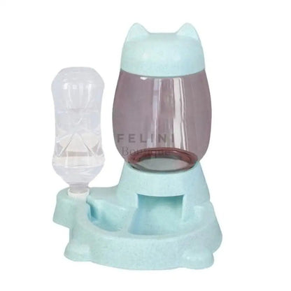 Dispensador de comida y agua por gravedad 2.2L - Boutique Felini