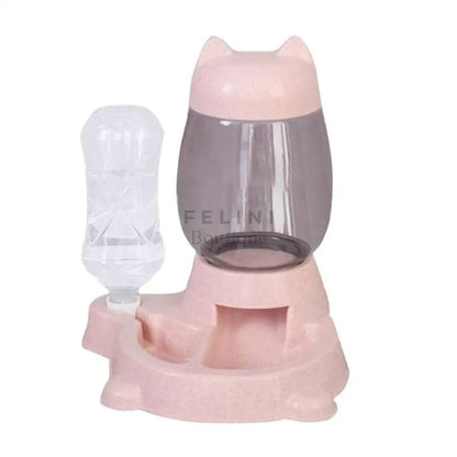 Dispensador de comida y agua por gravedad 2.2L - Boutique Felini