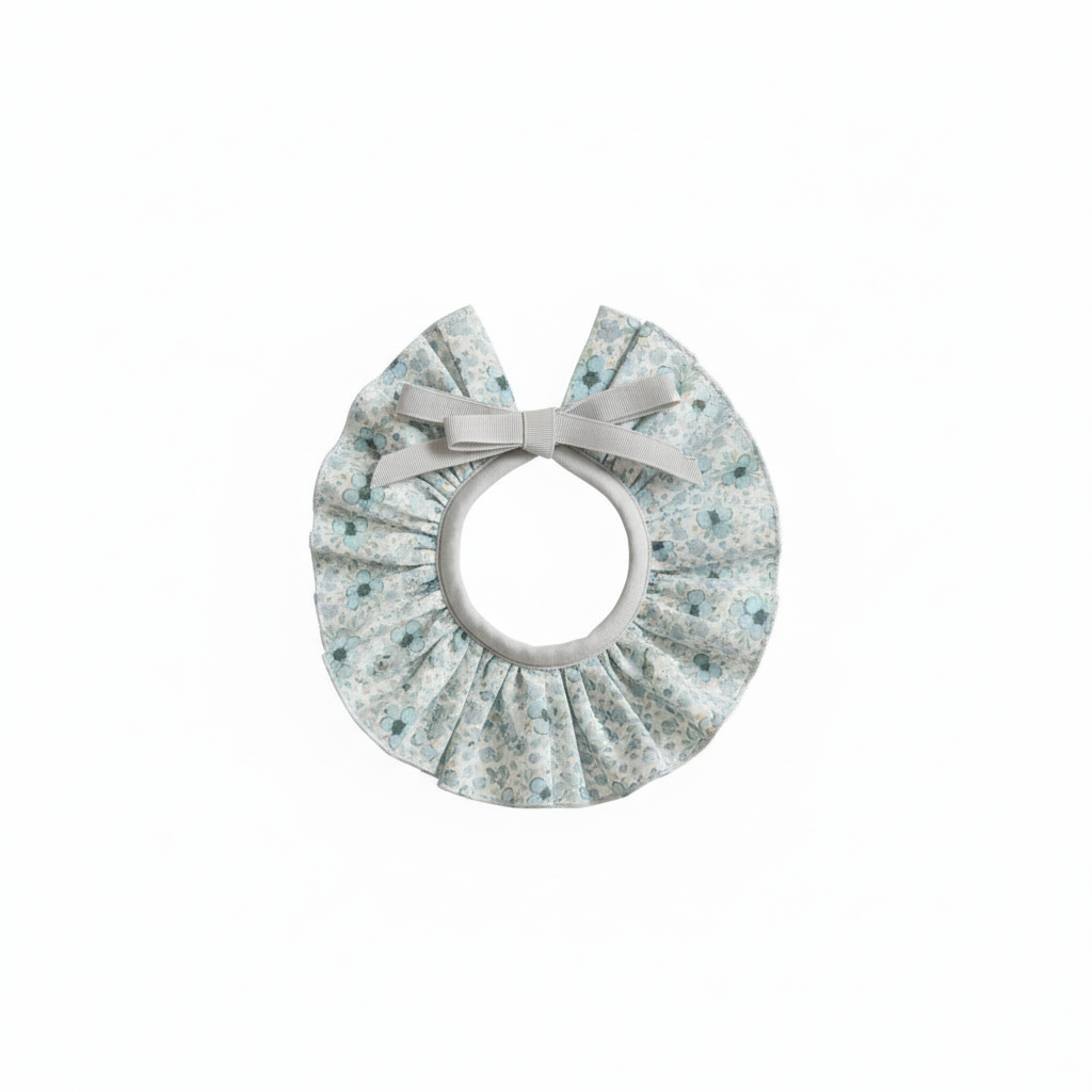 Cuello Flores Azules