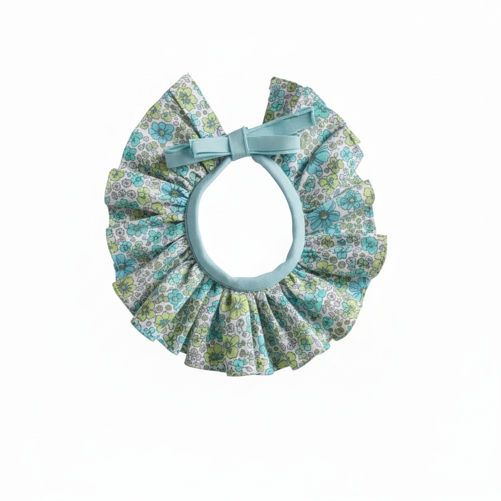 Cuello Flores Tina Azul