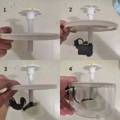 Fuente dispensador de agua automática recirculante SunFlower para gatos