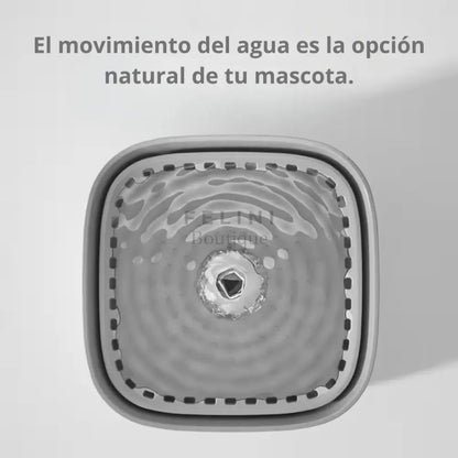Fuente dispensador de agua automática recirculante Monju - Boutique Felini
