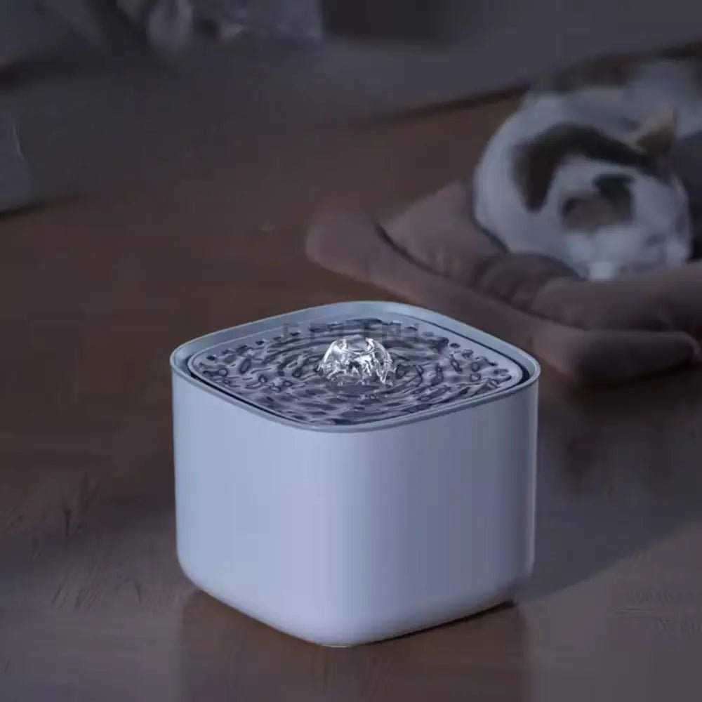 Fuente dispensador de agua automática recirculante Monju - Boutique Felini
