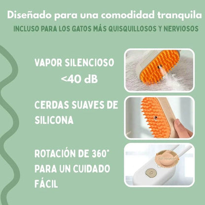 Cepillo de vapor multifuncional 4 en 1