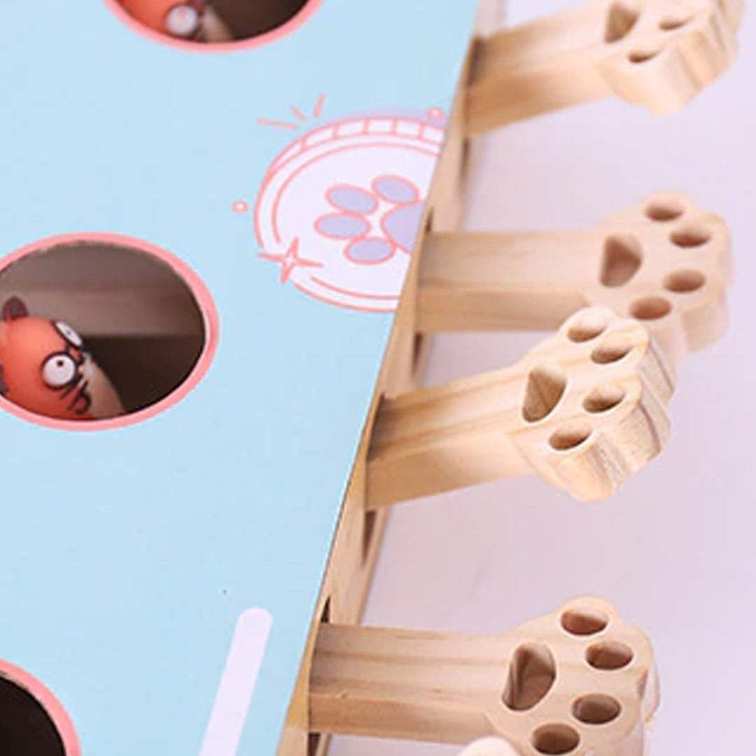 Juguete '¡Atrapa al ratón!' con rascador