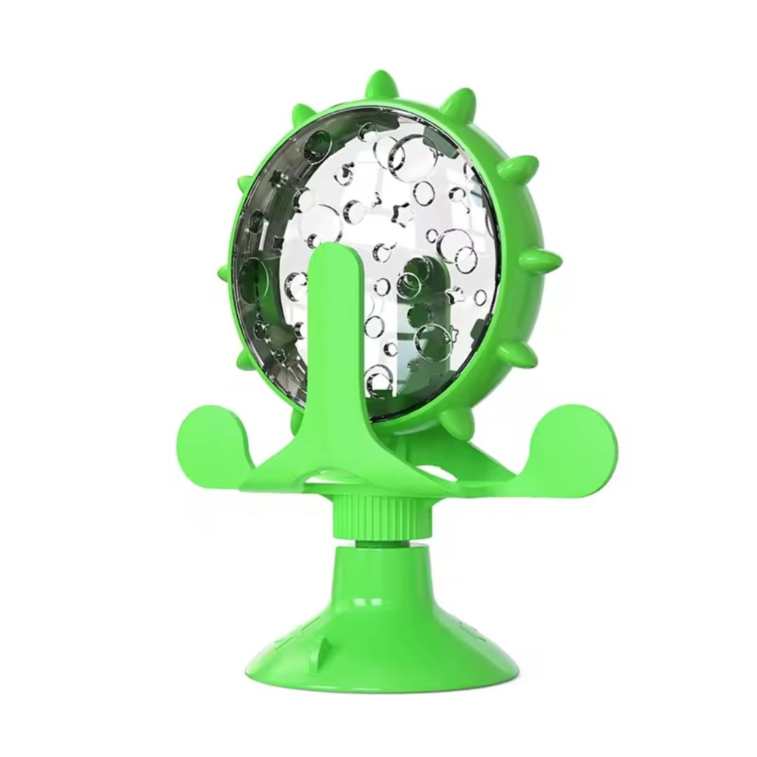 Juguete giratorio dispensador de comida Noria para gatos