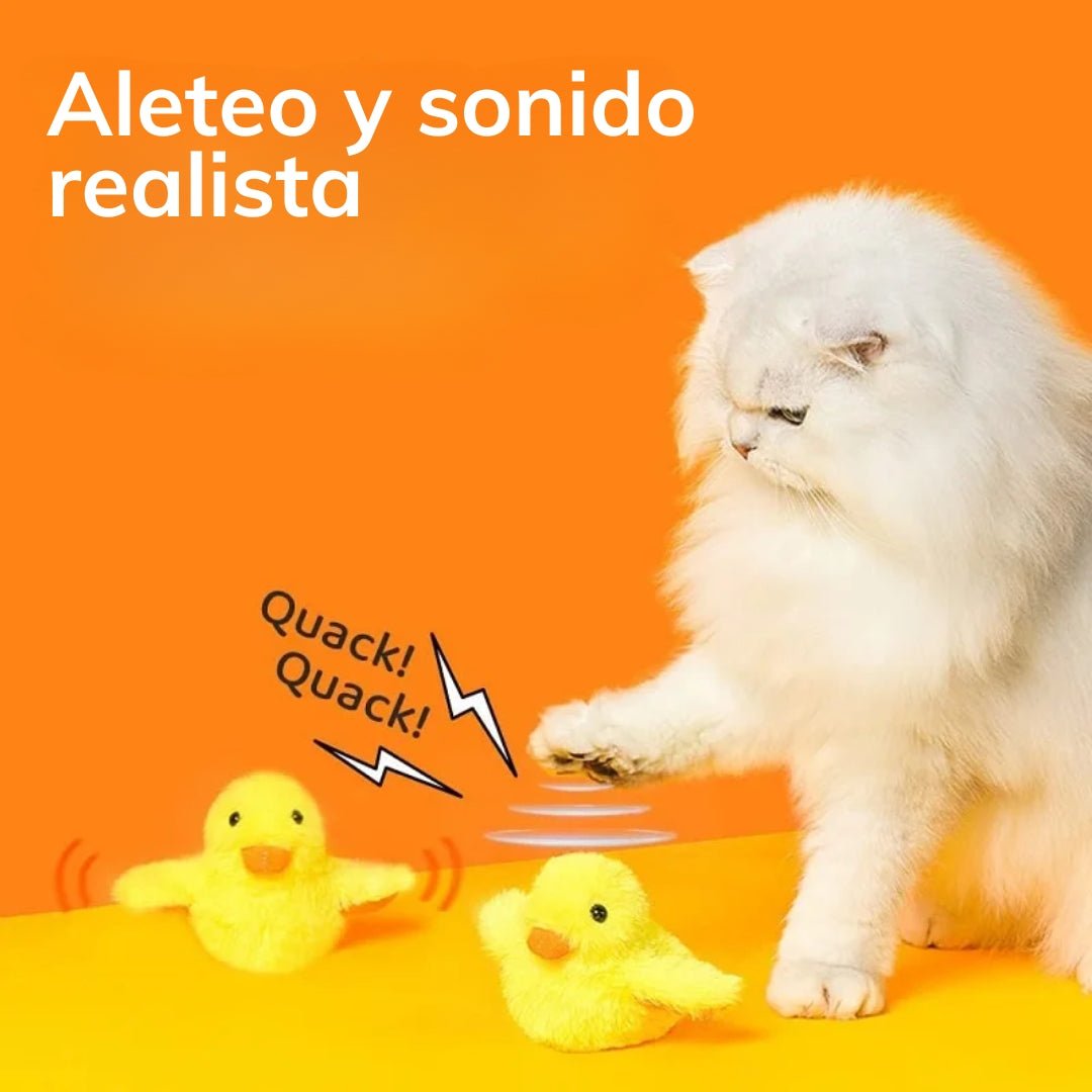 Juguete interactivo pato Donald para gatos