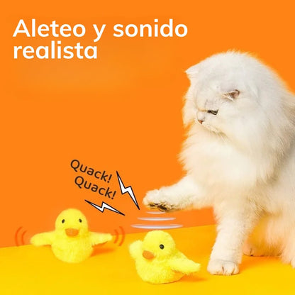 Juguete interactivo pato Donald para gatos