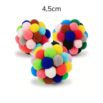 Juguete pelota de lana Rubik Ball para gatos