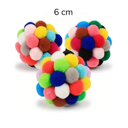 Juguete pelota de lana Rubik Ball para gatos
