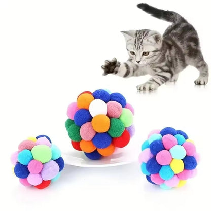 Juguete pelota de lana Rubik Ball para gatos