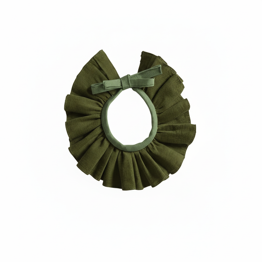 Cuello Micro Pana Verde
