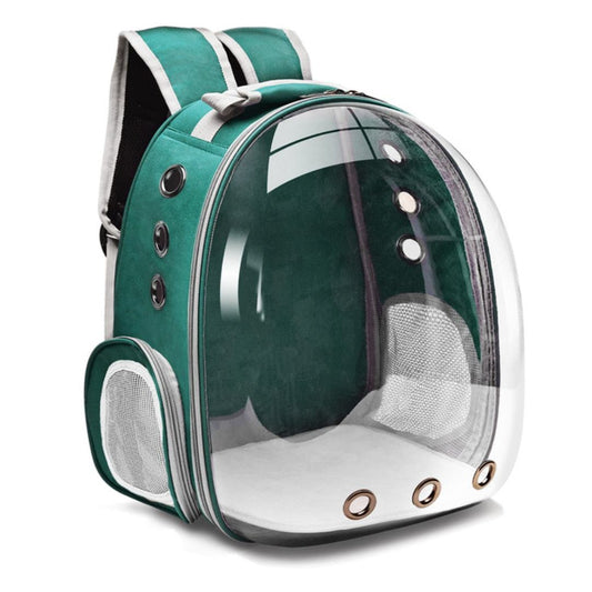 Mochila de viaje transparente Asteroid para gatos