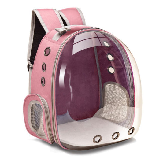 Mochila de viaje transparente Asteroid para gatos