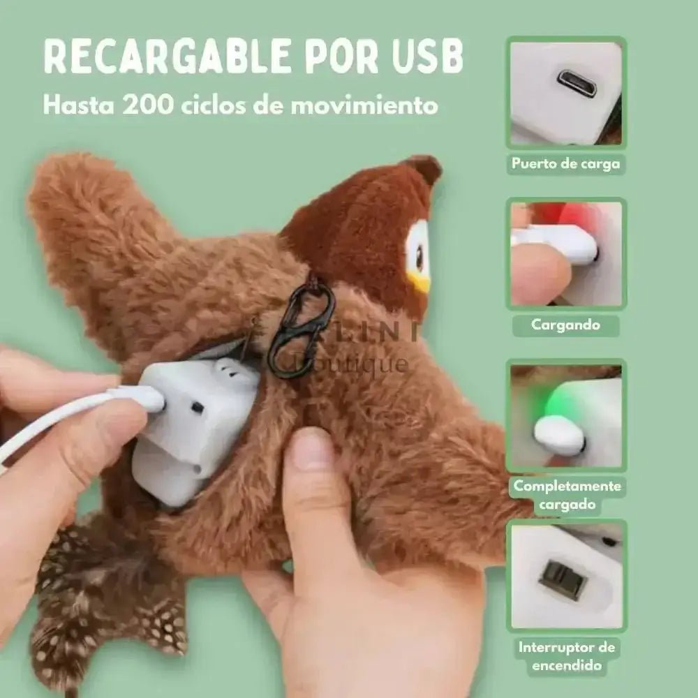 Pájaro interactivo para gatos - Boutique Felini