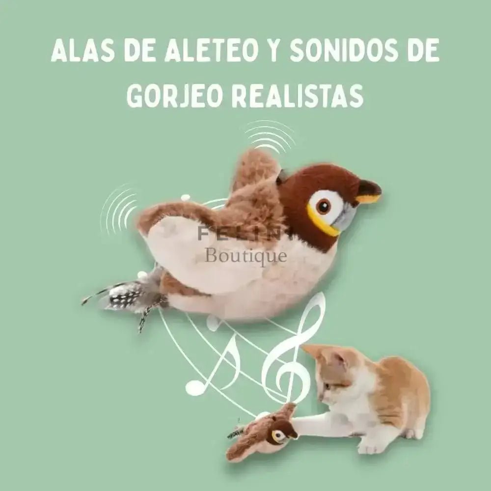 Pájaro interactivo para gatos - Boutique Felini